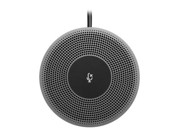 LOGITECH EXPANSION MIC FOR MEETUP Microphone for Small Room Solution for Google Meet for Microsoft Teams Rooms for Zoom Rooms