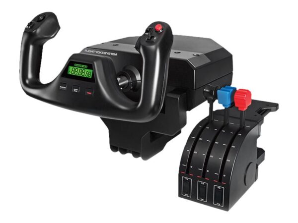 LOGITECH Flight Yoke System Yoke and throttle wired for PC