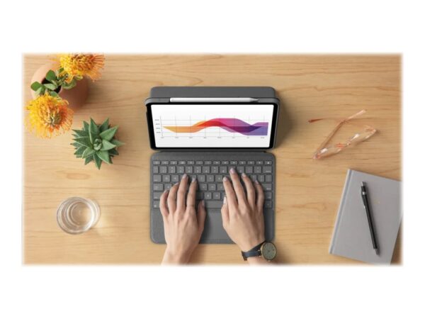 LOGITECH Folio Touch for iPad Air 4th generation – OXFORD GREY – FRA – CENTRAL