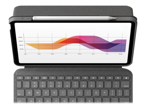 LOGITECH Folio Touch for iPad Air 4th generation – OXFORD GREY – FRA – CENTRAL