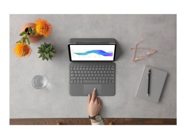 LOGITECH Folio Touch for iPad Air 4th generation – OXFORD GREY – FRA – CENTRAL