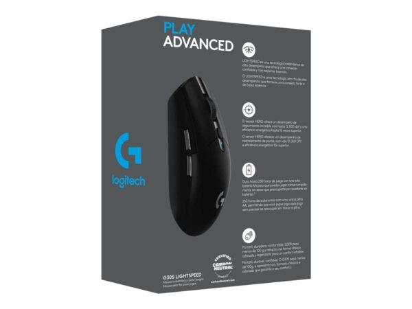 LOGITECH G305 Recoil Gaming Mouse – BLACK – EER2