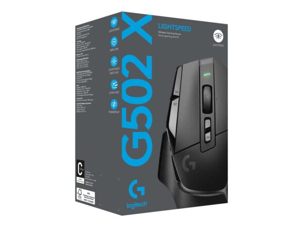 LOGITECH G502 X LIGHTSPEED – BLACK/CORE – EER2