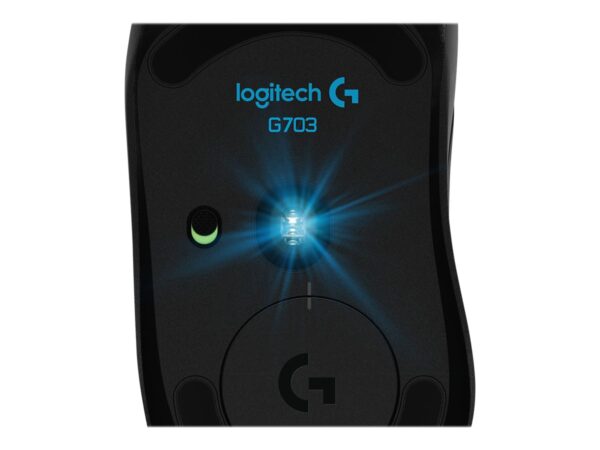 LOGITECH G703 LIGHTSPEED Mouse – BLACK – 2.4GHZ – EER2