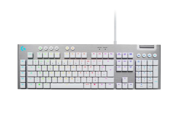 LOGITECH G815 LIGHTSPEED RGB Mechanical Gaming Keyboard – GL Tactile – WHITE – (FRA) – CENTRAL