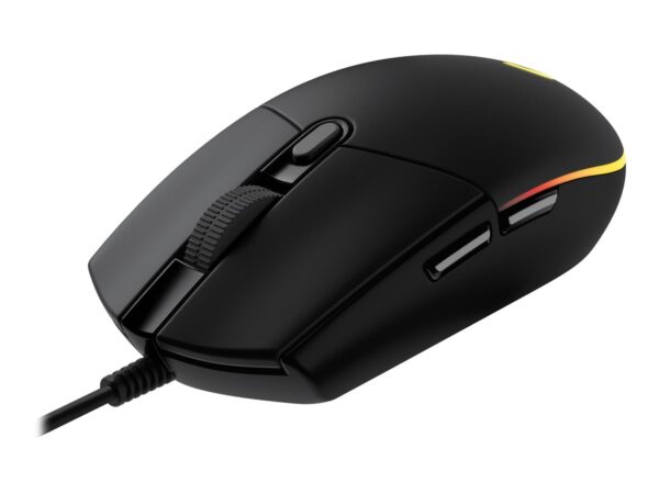LOGITECH Gaming Mouse G203 LIGHTSYNC Mouse optical 6 buttons wired USB black