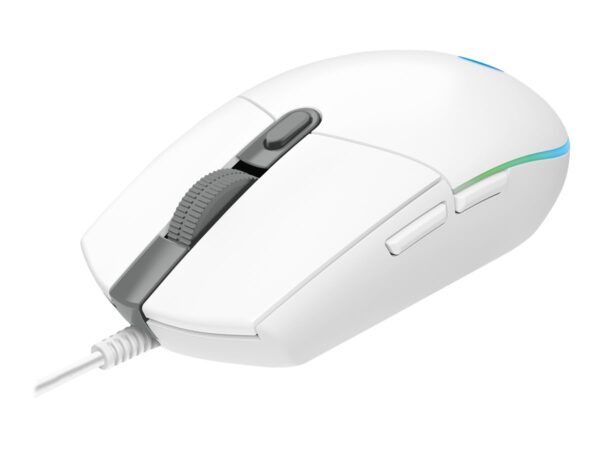 LOGITECH Gaming Mouse G203 LIGHTSYNC Mouse optical 6 buttons wired USB white