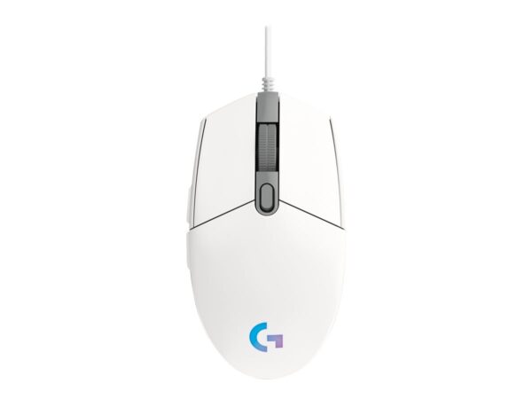 LOGITECH Gaming Mouse G203 LIGHTSYNC Mouse optical 6 buttons wired USB white