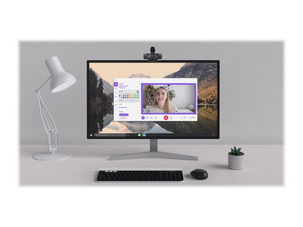 LOGITECH HD Pro Webcam C920S Webcam colour 1920 x 1080 audio USB