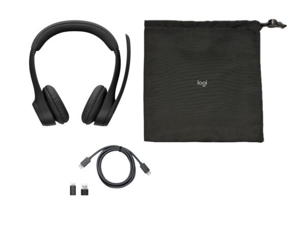 LOGITECH Headset – Zone 305 – Midnight Black – 2.4GHZ/BT – PLUGC – EMEA28-935 – BUNDLE TEAMS