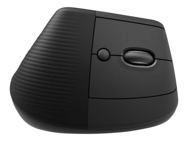 LOGITECH Lift for Business Vertical mouse ergonomic 6 buttons wireless Bluetooth 2.4 GHz Bolt USB receiver graphite