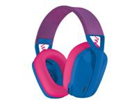 LOGITECH Lightspeed G435 Headset full size Bluetooth / 2.4 GHz radio frequency wireless blue Discord Certified