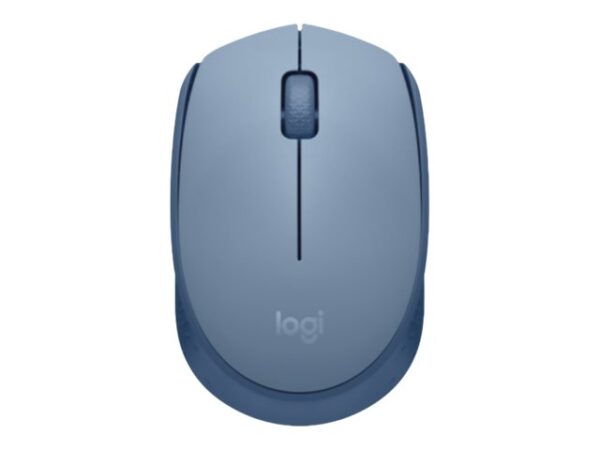 LOGITECH M171 Mouse right and left-handed optical 3 buttons wireless 2.4 GHz USB wireless receiver blue/grey