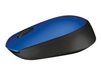 LOGITECH M171 Mouse right and left-handed wireless 2.4 GHz USB wireless receiver black blue