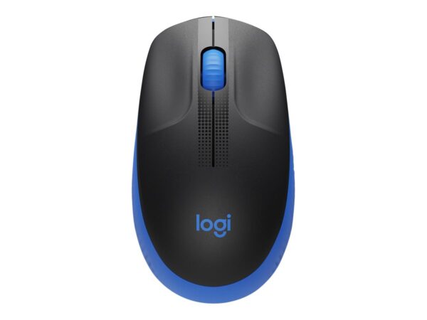 LOGITECH M190 Mouse optical 3 buttons wireless USB wireless receiver blue
