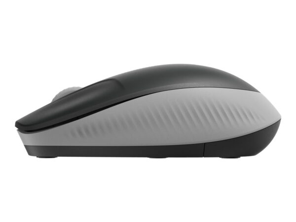 LOGITECH M190 Mouse optical 3 buttons wireless USB wireless receiver mid grey