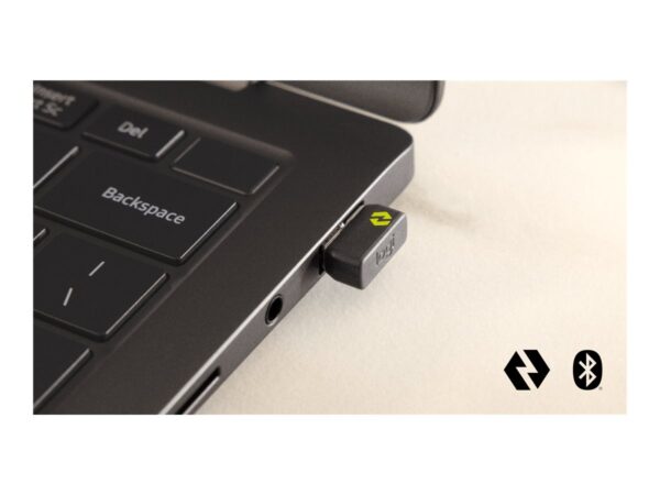 LOGITECH M240 for Business Mouse right and left-handed optical 3 buttons wireless Bluetooth Bolt USB receiver graphite