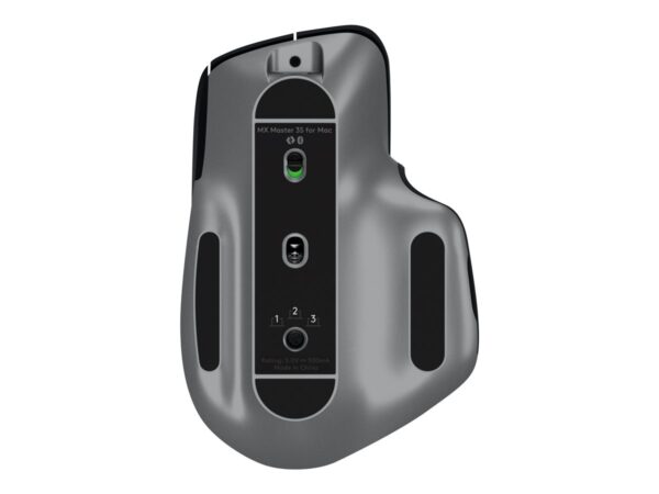 LOGITECH Master Series MX Master 3S for Mac Mouse ergonomic optical 7 buttons wireless Bluetooth 2.4 GHz space grey for Apple