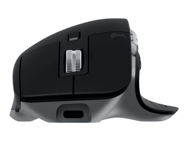 LOGITECH Master Series MX Master 3S for Mac Mouse ergonomic optical 7 buttons wireless Bluetooth 2.4 GHz space grey for Apple