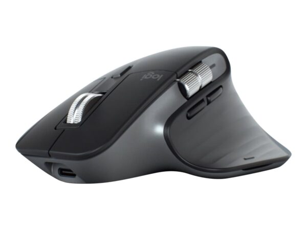 LOGITECH Master Series MX Master 3S for Mac Mouse ergonomic optical 7 buttons wireless Bluetooth 2.4 GHz space grey for Apple