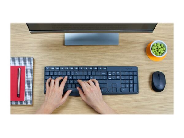 LOGITECH MK235 wireless Keyboard + Mouse Combo Grey FRA