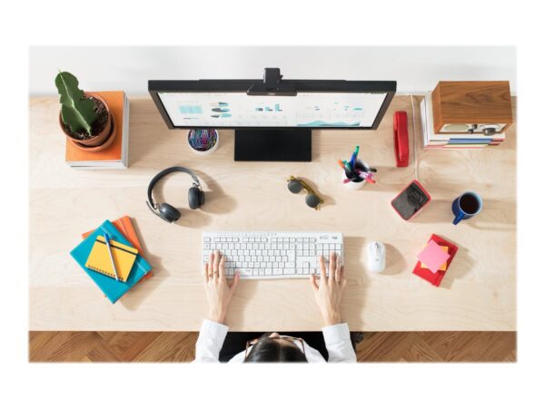 LOGITECH MK295 Silent Wireless Combo – OFF WHITE – FRA – CENTRAL