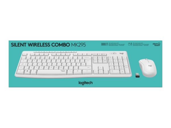 LOGITECH MK295 Silent Wireless Combo – OFF WHITE – FRA – CENTRAL