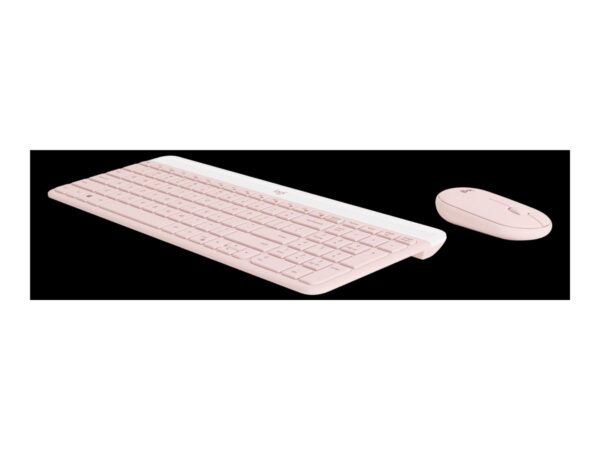 LOGITECH MK470 Slim Combo – ROSE – (FRA) – CENTRAL-419