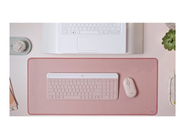 LOGITECH MK470 Slim Combo – ROSE – (FRA) – CENTRAL-419