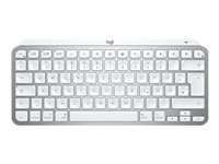 LOGITECH MX Keys Mini For Mac Minimalist Wireless Illuminated Keyboard – PALE GREY – CENTRAL FR