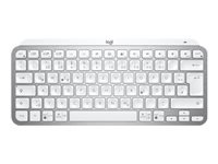 LOGITECH MX Keys Mini Minimalist Wireless Illuminated Keyboard – PALE GREY – CENTRAL (FR)