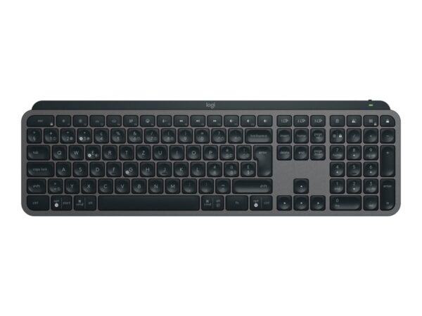 LOGITECH MX Keys S – GRAPHITE – (FRA) – BT – N/A – CENTRAL-419 – PLUS PALMREST