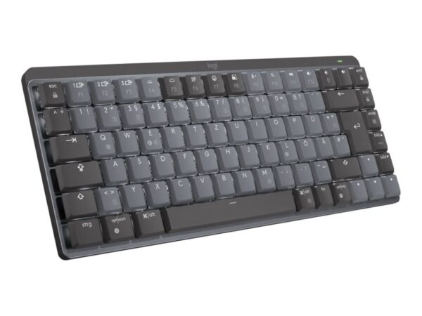 LOGITECH MX Mechanical Mini Minimalist Wireless Illuminated Keyboard – GRAPHITE – (FR) – 2.4GHZ/BT – N/A – CENTRAL – TACTILE