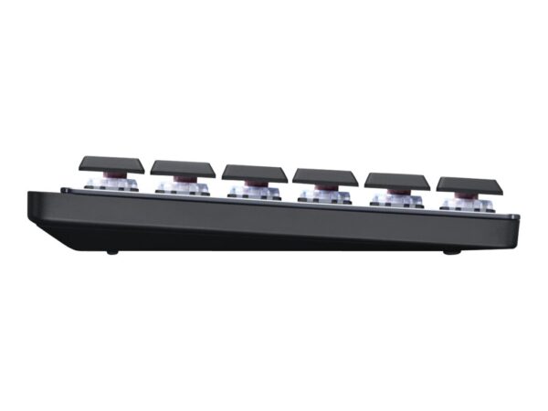 LOGITECH MX Mechanical Wireless Illuminated Performance Keyboard – GRAPHITE – (US) INTL – 2.4GHZ/BT – N/A – EMEA – TACTILE