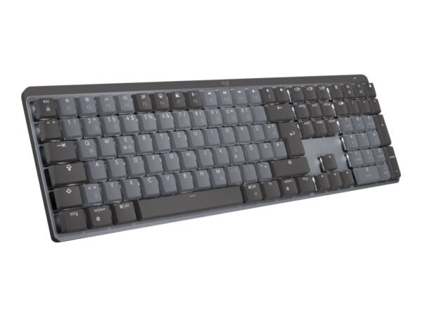 LOGITECH MX Mechanical Wireless Illuminated Performance Keyboard – GRAPHITE – (US) INTL – 2.4GHZ/BT – N/A – EMEA – TACTILE