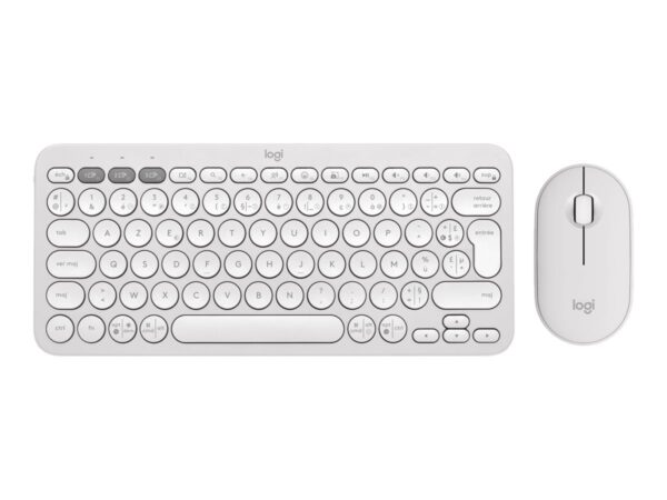 LOGITECH Pebble 2 Combo – TONAL WHITE – (FRA) – 2.4GHZ/BT – N/A – CENTRAL-419 – UNIVERSAL