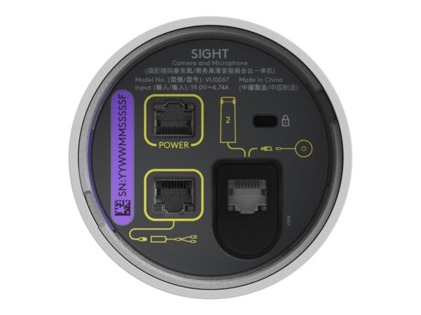LOGITECH Sight Conference camera colour 4K audio PoE Plus