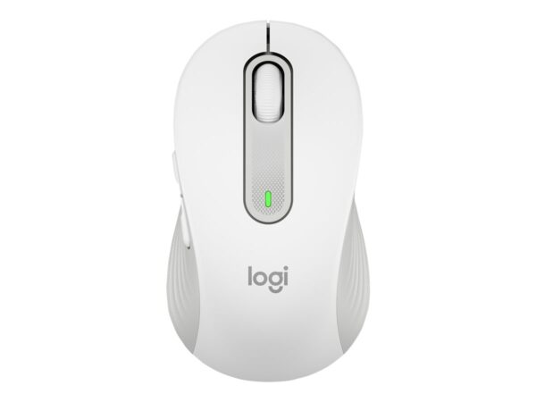 LOGITECH Signature M650 for Business Mouse wireless Bluetooth 2.4 GHz Bolt USB receiver off-white