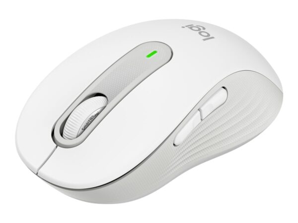 LOGITECH Signature M650 for Business Mouse wireless Bluetooth 2.4 GHz Bolt USB receiver off-white