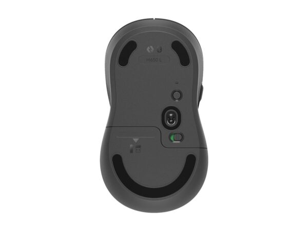 LOGITECH Signature M650 Mouse optical 5 buttons wireless Bluetooth 2.4 GHz Bolt USB receiver graphite