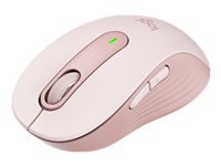 LOGITECH Signature M650 Mouse optical 5 buttons wireless Bluetooth 2.4 GHz Bolt USB receiver rose