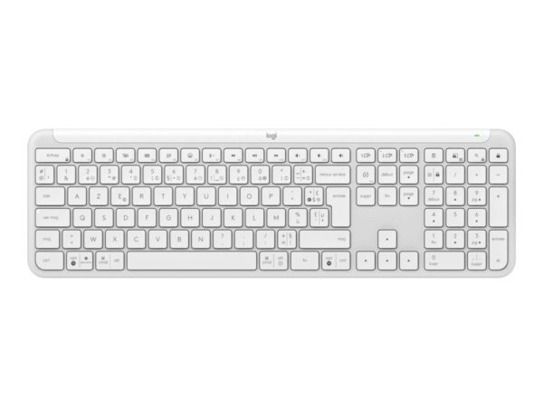 LOGITECH Signature Slim Wireless Keyboard K950 – Off White – CENTRAL-419 (FR)