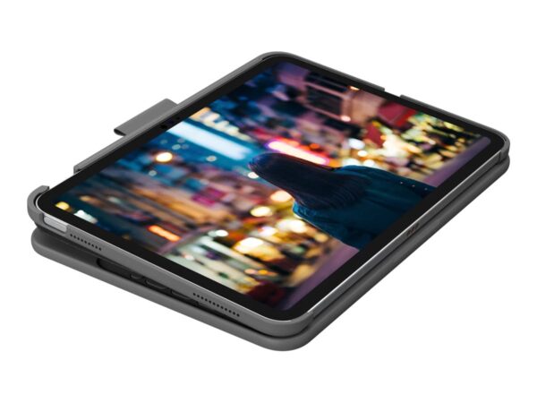 LOGITECH Slim Folio for iPad 10th gen – GREY – (FR) – CENTRAL