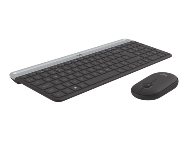 LOGITECH Slim Wireless Keyboard and Mouse Combo MK470 – GRAPHITE – FRA – CENTRAL