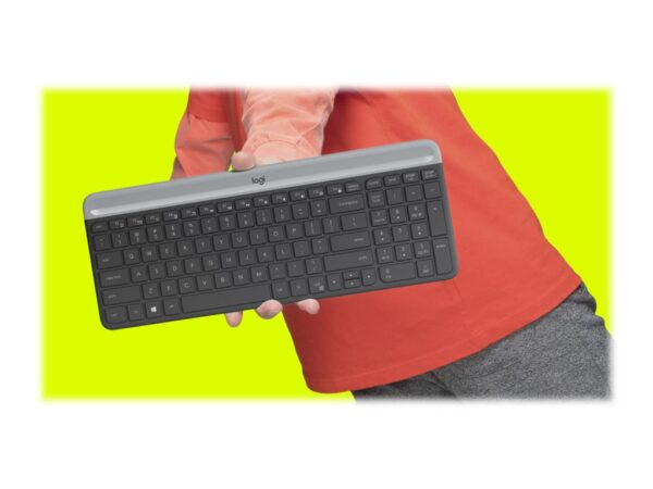 LOGITECH Slim Wireless Keyboard and Mouse Combo MK470 – GRAPHITE – FRA – CENTRAL