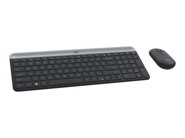 LOGITECH Slim Wireless Keyboard and Mouse Combo MK470 – GRAPHITE – FRA – CENTRAL