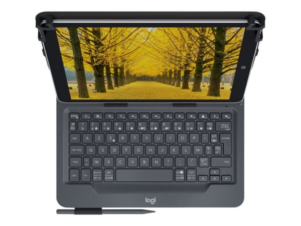 LOGITECH Universal Folio with integrated keyboard for 23 – 25,5cm / 9-10 inch tablets (FRA)