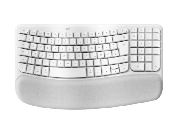 LOGITECH Wave Keys Wireless Ergonomic Keyboard – OFFWHITE (FR)