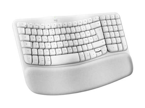 LOGITECH Wave Keys Wireless Ergonomic Keyboard – OFFWHITE (FR)