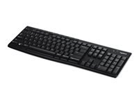 LOGITECH Wireless Keyboard K270 Keyboard wireless 2.4 GHz (UK)